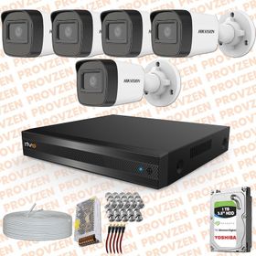 Provzen Hikvision RV 5 Kamera 1TB HDD Güvenlik Kamerası