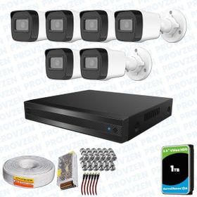 Provzen Hikvision RV 6 Kamera 1TB HDD Güvenlik Kamerası