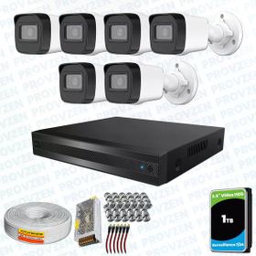 Provzen Hikvision RV 6 Kamera 1TB HDD Güvenlik Kamerası