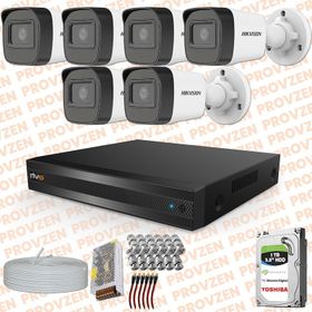 Provzen Hikvision RV 6 Kamera 1TB HDD Güvenlik Kamerası