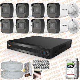 Provzen Hikvision RV 8 Kamera 1TB HDD Güvenlik Kamerası
