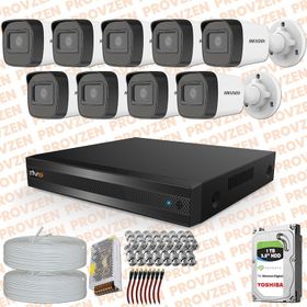 Provzen Hikvision RV 9 Kamera 1TB HDD Güvenlik Kamerası
