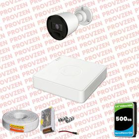 Provzen RV Hikvision 1 Kamera 20 m Gece Görüş Güvenlik Kamerası