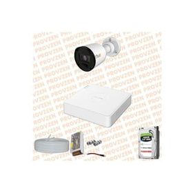 Provzen RV Hikvision 1 Kamera 20 m Gece Görüş Güvenlik Kamerası