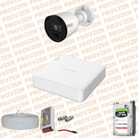 Provzen RV Hikvision 1 Kamera 20 m Gece Görüş Güvenlik Kamerası
