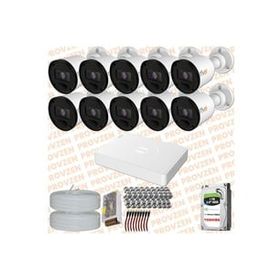 Provzen RV Hikvision 10 Kamera 20 m Gece Görüş Güvenlik Kamerası