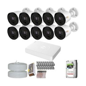 Provzen RV Hikvision 10 Kamera 20 m Gece Görüş Güvenlik Kamerası