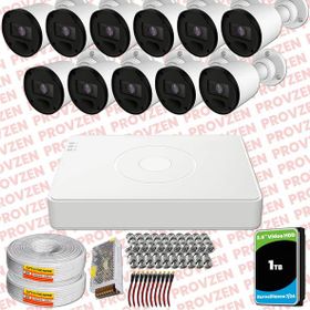 Provzen RV Hikvision 11 Kamera 20 m Gece Görüş Güvenlik Kamerası