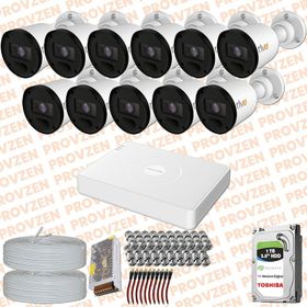 Provzen RV Hikvision 11 Kamera 20 m Gece Görüş Güvenlik Kamerası