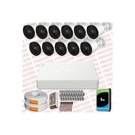 Provzen RV Hikvision 11 Kamera 20 m Gece Görüş Güvenlik Kamerası