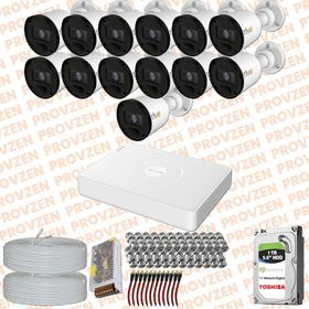Provzen RV Hikvision 13 Kamera 20 m Gece Görüş Güvenlik Kamerası