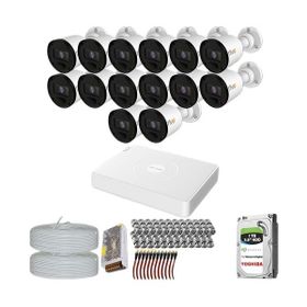 Provzen RV Hikvision 14 Kamera 20 m Gece Görüş Güvenlik Kamerası