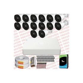 Provzen RV Hikvision 14 Kamera 20 m Gece Görüş Güvenlik Kamerası
