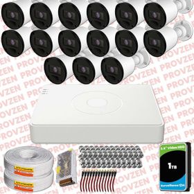 Provzen RV Hikvision 15 Kamera 20 m Gece Görüş Güvenlik Kamerası
