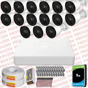 Provzen RV Hikvision 15 Kamera 20 m Gece Görüş Güvenlik Kamerası