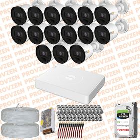 Provzen RV Hikvision 15 Kamera 20 m Gece Görüş Güvenlik Kamerası