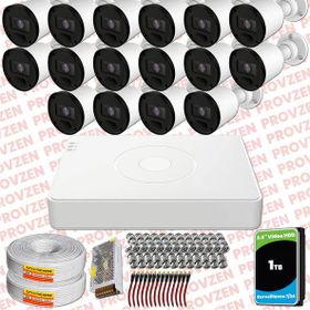 Provzen RV Hikvision 16 Kamera 20 m Gece Görüş Güvenlik Kamerası