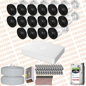 Provzen RV Hikvision 16 Kamera 20 m Gece Görüş Güvenlik Kamerası