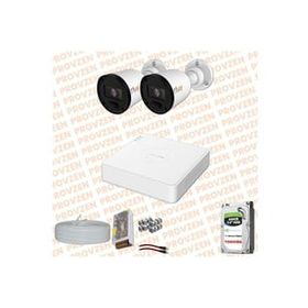 Provzen RV Hikvision 2 Kamera 20 m Gece Görüş Güvenlik Kamerası