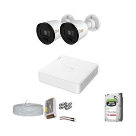 Provzen RV Hikvision 2 Kamera 20 m Gece Görüş Güvenlik Kamerası