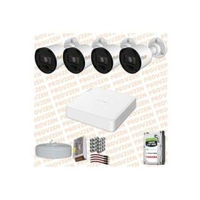 Provzen RV Hikvision 4 Kamera 20 m Gece Görüş Güvenlik Kamerası