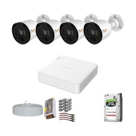 Provzen RV Hikvision 4 Kamera 20 m Gece Görüş Güvenlik Kamerası