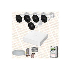 Provzen RV Hikvision 5 Kamera 20 m Gece Görüş Güvenlik Kamerası