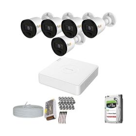 Provzen RV Hikvision 5 Kamera 20 m Gece Görüş Güvenlik Kamerası