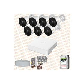 Provzen RV Hikvision 7 Kamera 20 m Gece Görüş Güvenlik Kamerası
