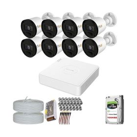 Provzen RV Hikvision 8 Kamera 20 m Gece Görüş Güvenlik Kamerası