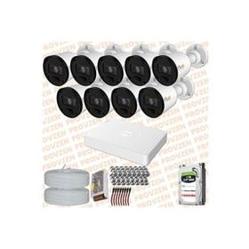 Provzen RV Hikvision 9 Kamera 20 m Gece Görüş Güvenlik Kamerası