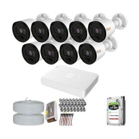 Provzen RV Hikvision 9 Kamera 20 m Gece Görüş Güvenlik Kamerası