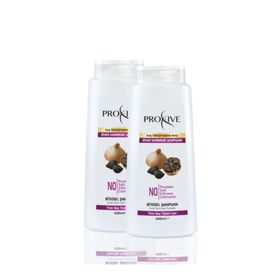 Proxive Siyah Sarımsak 2x650 ml Tuzsuz Şampuan