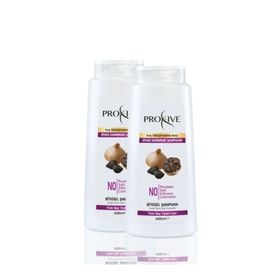 Proxive Siyah Sarımsak 2x650 ml Tuzsuz Şampuan