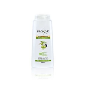 Proxive Tuzsuz Parabensiz Silikonsuz Boyasız Kepek ve Kaşıntı Önleyici 650 ml Bitkisel Zeytinyağlı Şampuan