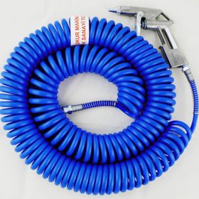Proxtech Yüksek Kalite Kompresör Spiral Hava Hortumu 8 mm 15 m Hava Tabancası