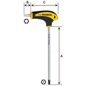 Proxxon 22448 20x110 mm T Torx Anahtar