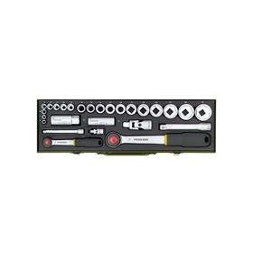 Proxxon 23020 1/4-1/2 Lokma Takımı