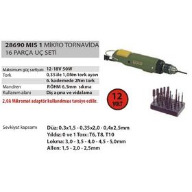 Proxxon 28690 MIS1 Mikro Tornavida