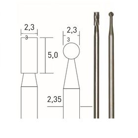 Proxxon 28750 2'li Tungsten Karbür Freze Seti