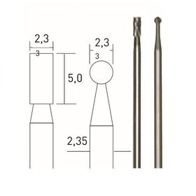 Proxxon 28750 2'li Tungsten Karbür Freze Seti