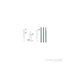 Proxxon 28752 3 Adet Silindir ve Konik Biçimli Tungsten Freze Seti