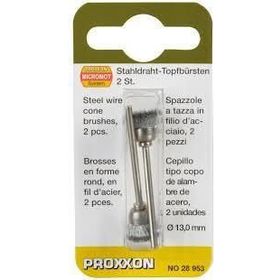 Proxxon 28957 2'li Çelik Fırça Seti