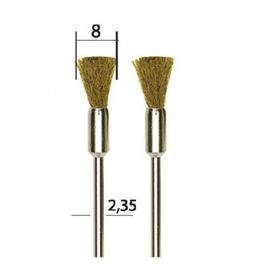 Proxxon 28961 8 mm 2'li Pimli Sarı Tel Fırça Seti