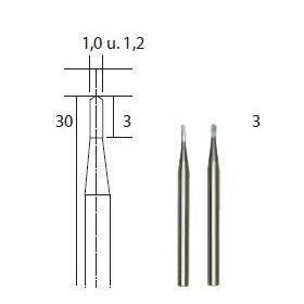 Proxxon Tungsten 28320 2'li Karbür Freze Seti