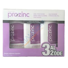 Prozinc 3'lü 300 ml Mor Şampuan