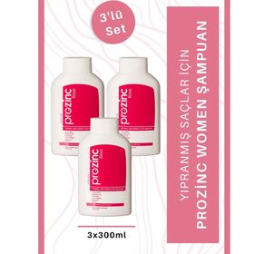 Prozinc Women 3x300 ml Hasarlı İşlem Görmüş Saçlara Şampuan