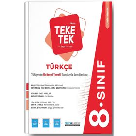 Pruva 8.Sınıf Türkçe Teke Tek Soru Bankası