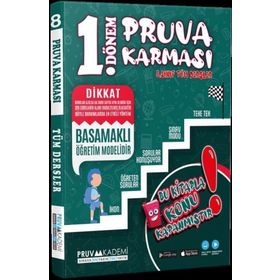 Pruva Akademi 2023 Özel LGS 8. Sınıf Tüm Dersler 1. Dönem Pruva Karması