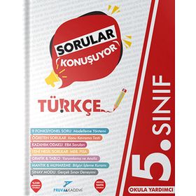 Pruva Akademi 5. Sınıf Yeni Türkçe Sorular Konuşuyor Soru Bankası